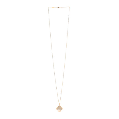 Van Cleef & Arpels 18K Yellow Gold Mother of Pearl Magic Alhambra Long Necklace 3 of 5