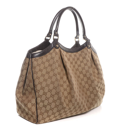 Gucci Monogram Large Sukey Tote Brown 3 of 7