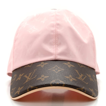 Louis Vuitton Polyester Silk Monogram LV Get Ready Cap M Pink 3 of 12