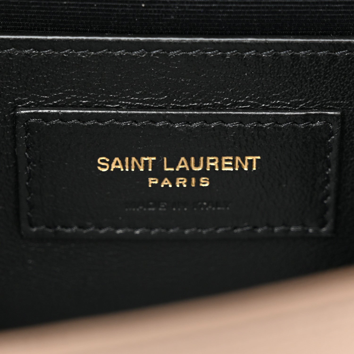 Saint Laurent Grain De Poudre Small Monogram Kate Satchel Dark Beige 6 of 10