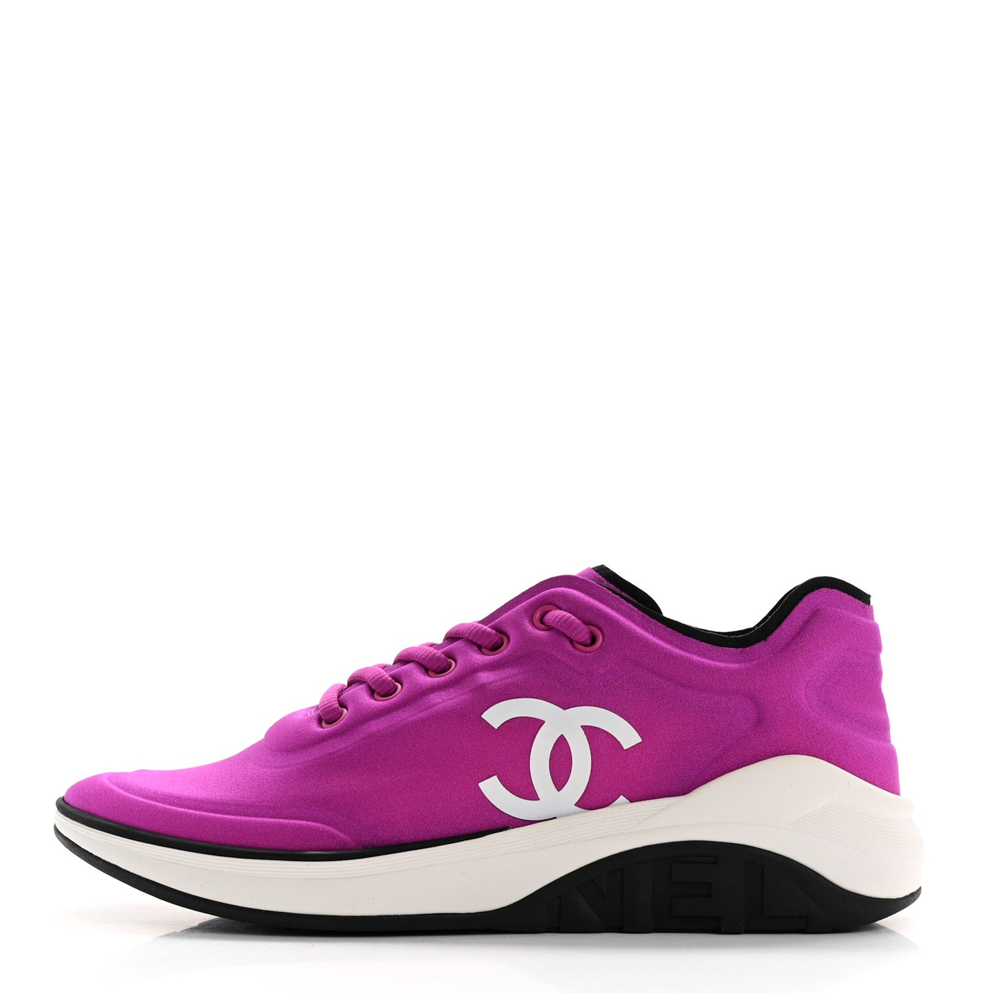 Lycra Fabric Womens CC Sneakers 39 Dark Pink