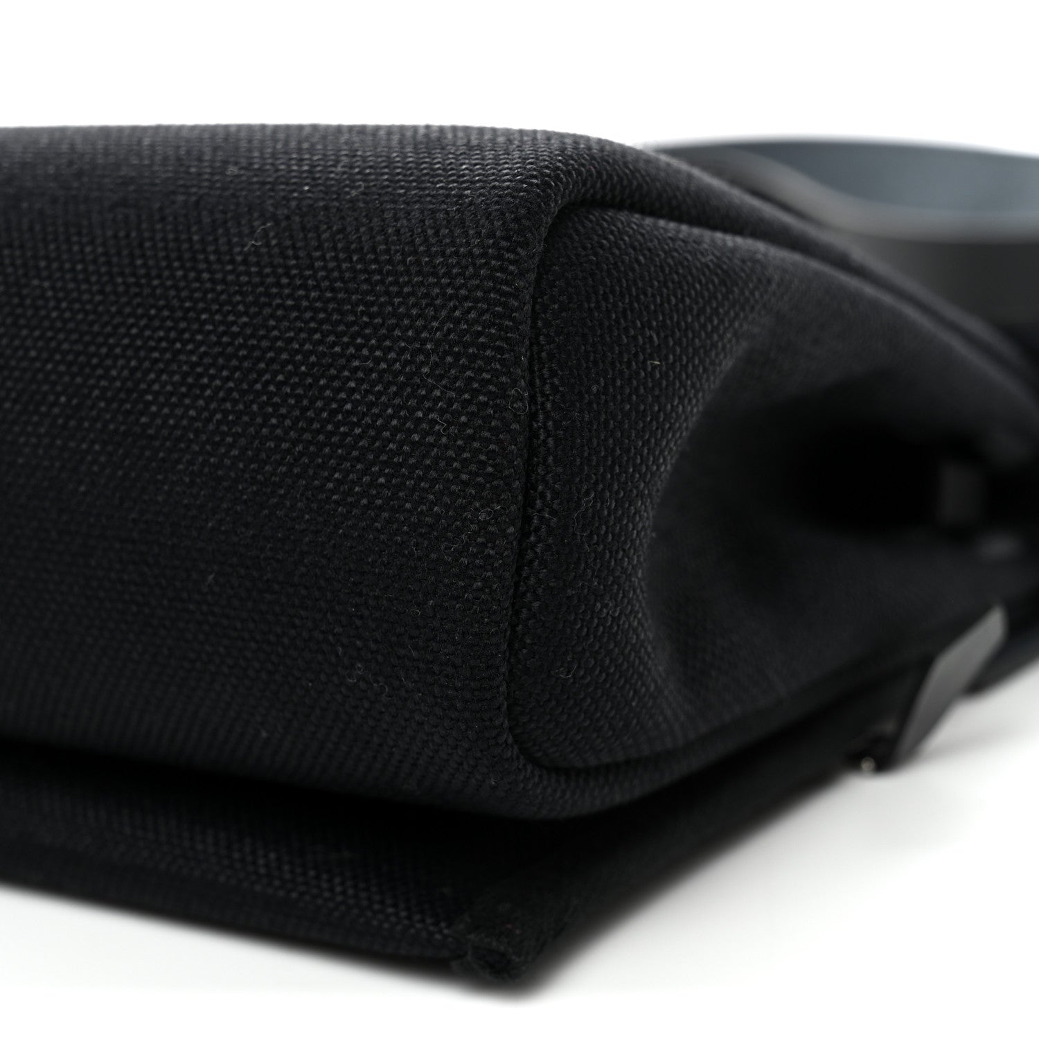 Hermes Military Toile Vache Hunter Laque Herbag Zip Retourne 20 Black 9 of 10