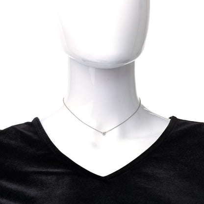 Tiffany Platinum Diamond .14ct Elsa Peretti Diamonds by the Yard Pendant Necklace 2 of 7