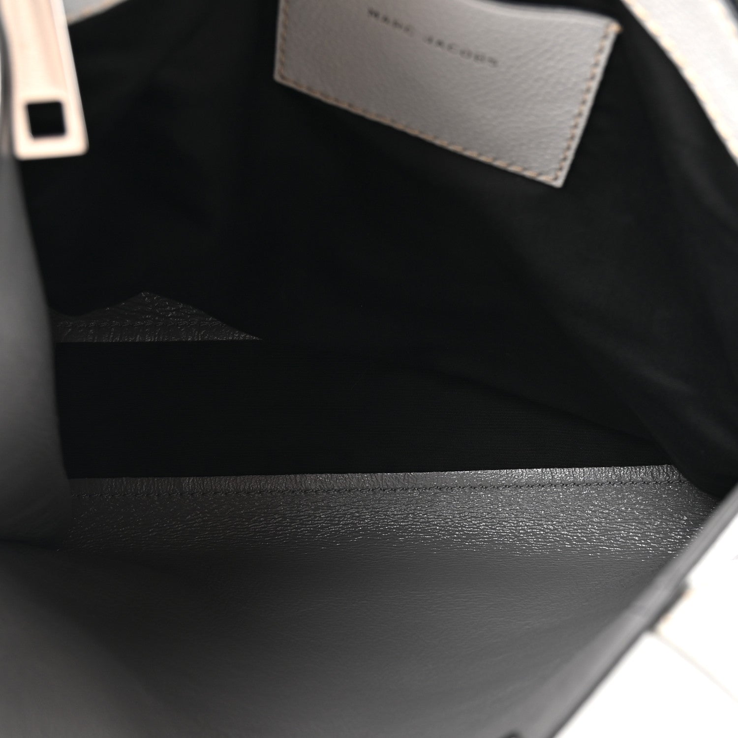 Marc Jacobs Grained Calfskin Grind Shopper Tote Grey 6 of 13