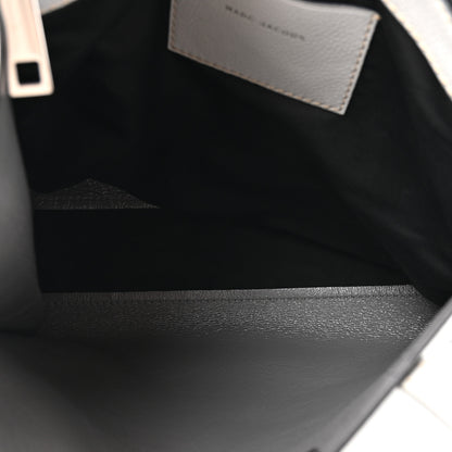 Marc Jacobs Grained Calfskin Grind Shopper Tote Grey 6 of 13