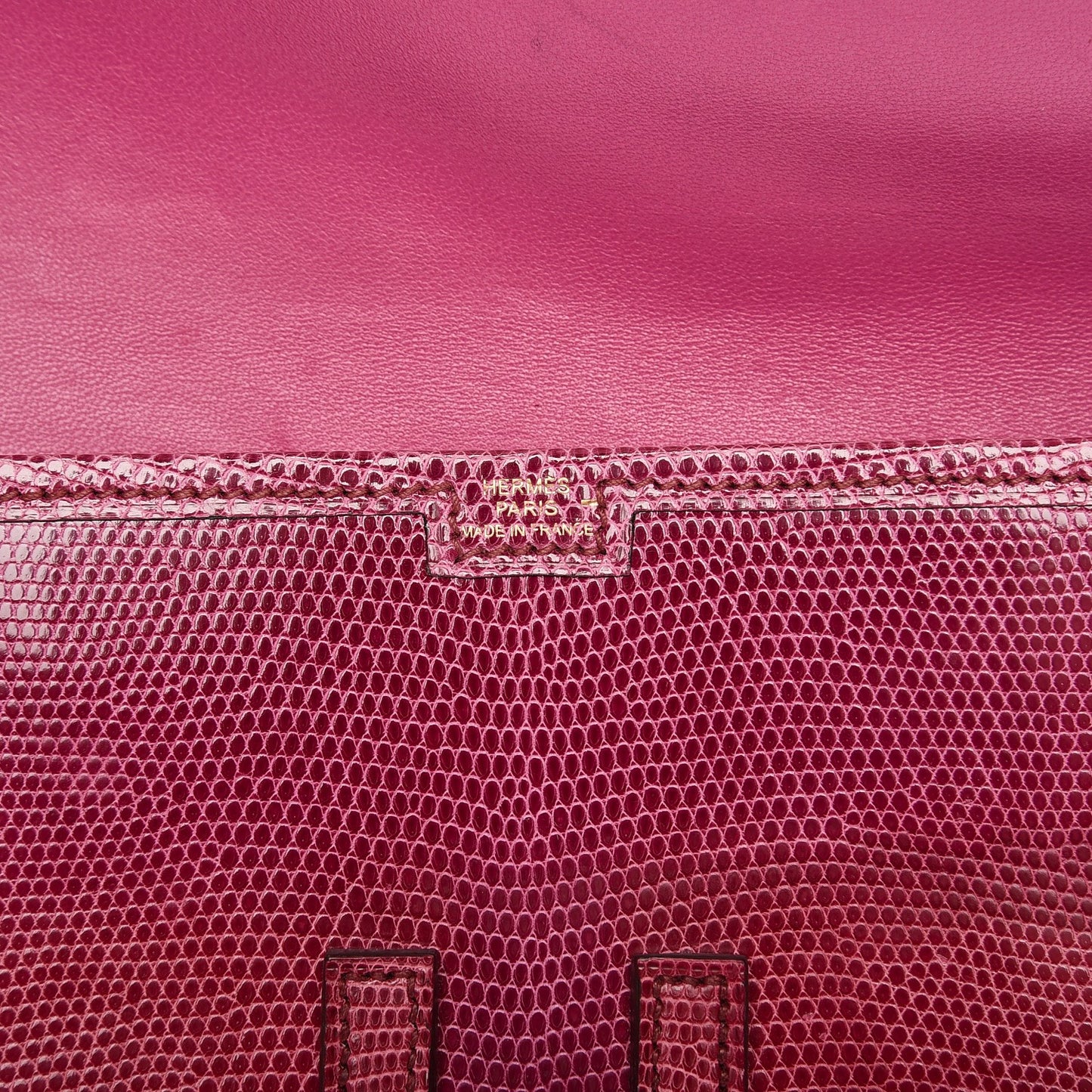 Lizard Mini Jige Clutch Violet