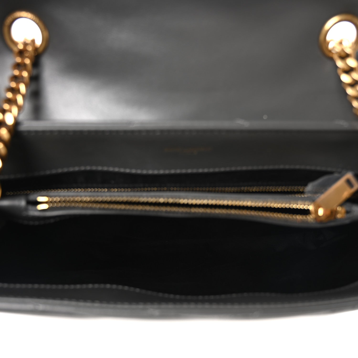 Saint Laurent Calfskin Y Quilted Monogram Medium Loulou Chain Satchel Storm 5 of 10