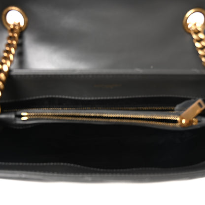 Saint Laurent Calfskin Y Quilted Monogram Medium Loulou Chain Satchel Storm 5 of 10