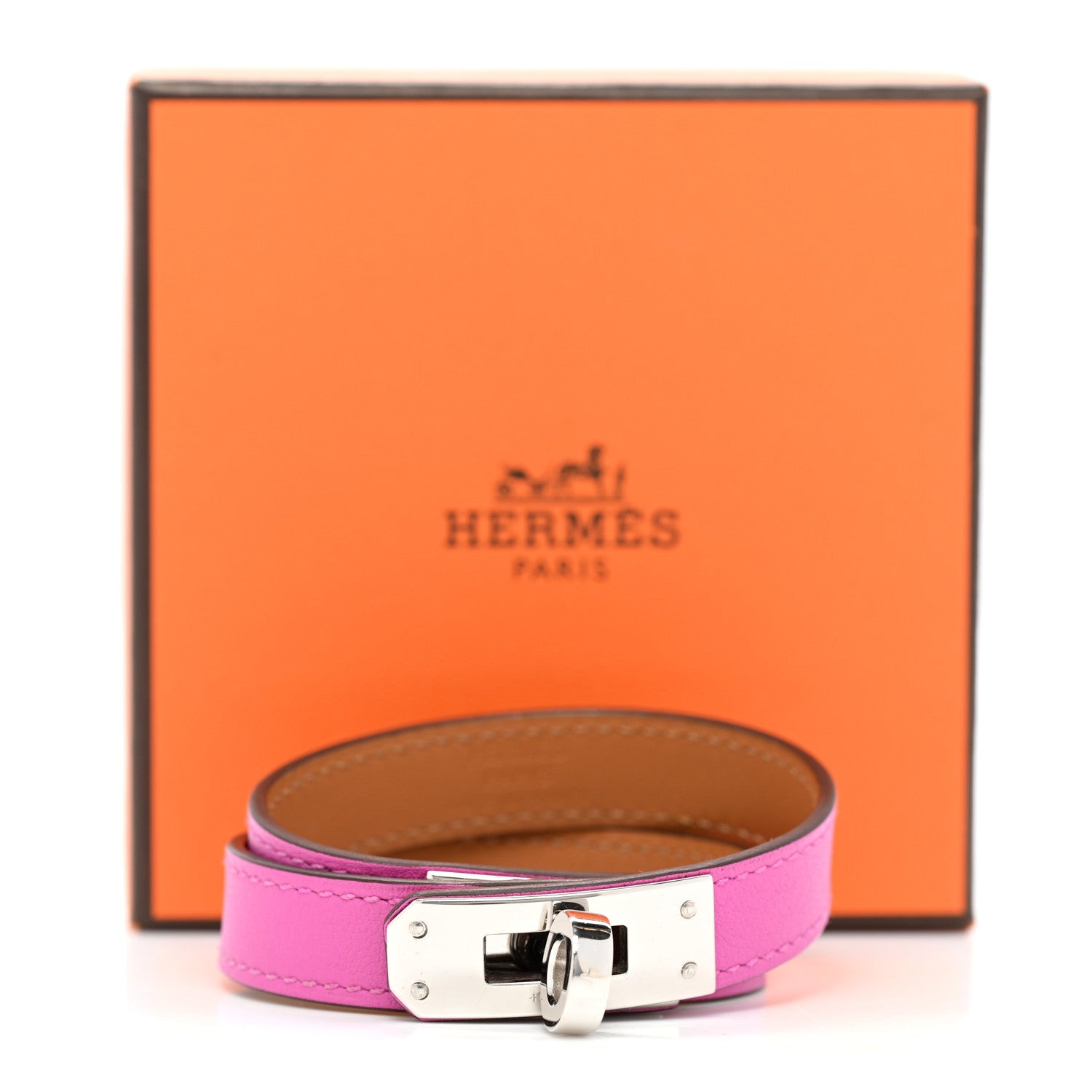 Hermes Swift Rivale Double Tour Bracelet Magnolia 6 of 6