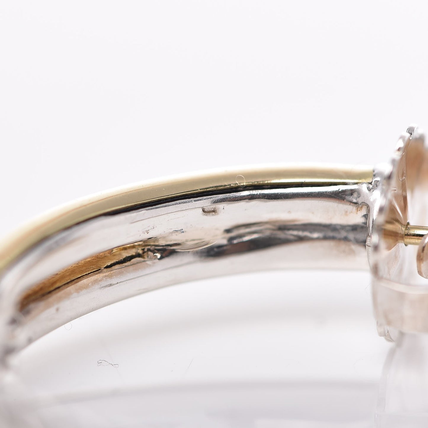 Sterling Silver 18K Yellow Gold 30mm Labyrinth Hoop Earrings
