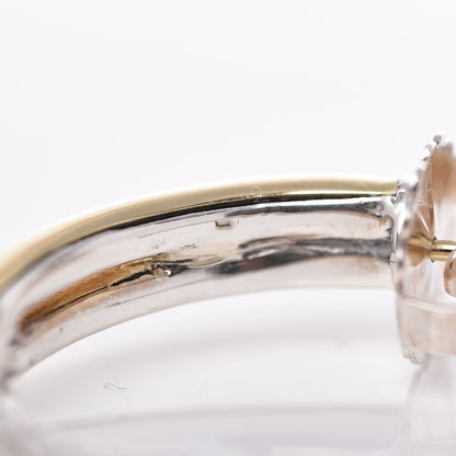 David Yurman Sterling Silver 18K Yellow Gold 30mm Labyrinth Hoop Earrings 6 of 6