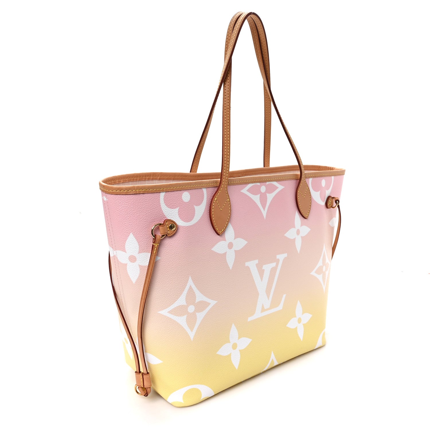 Louis Vuitton Monogram Giant By The Pool Neverfull MM Light Pink 3 of 9