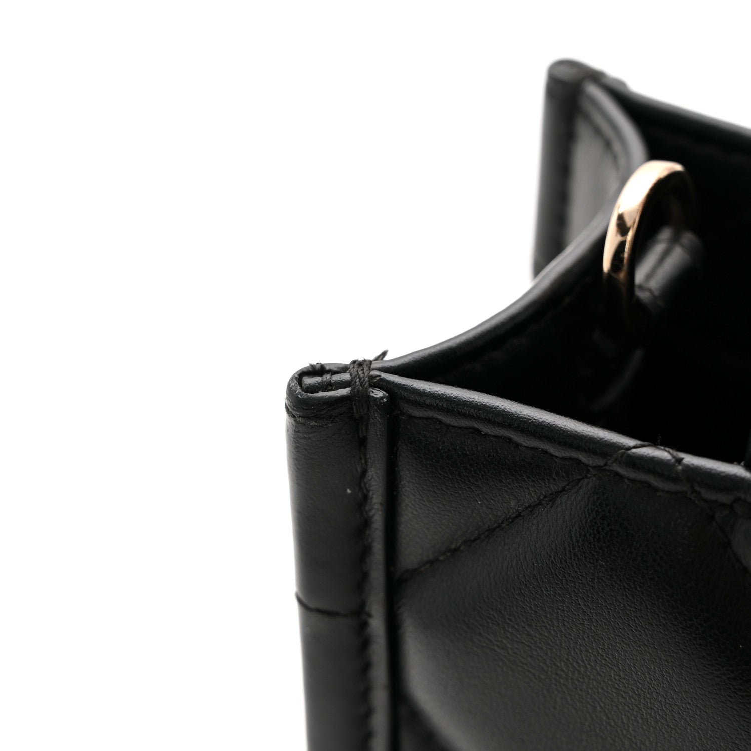 Christian Dior Calfskin Macrocannage Mini Book Tote Black 12 of 13