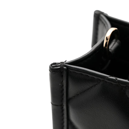 Christian Dior Calfskin Macrocannage Mini Book Tote Black 12 of 13