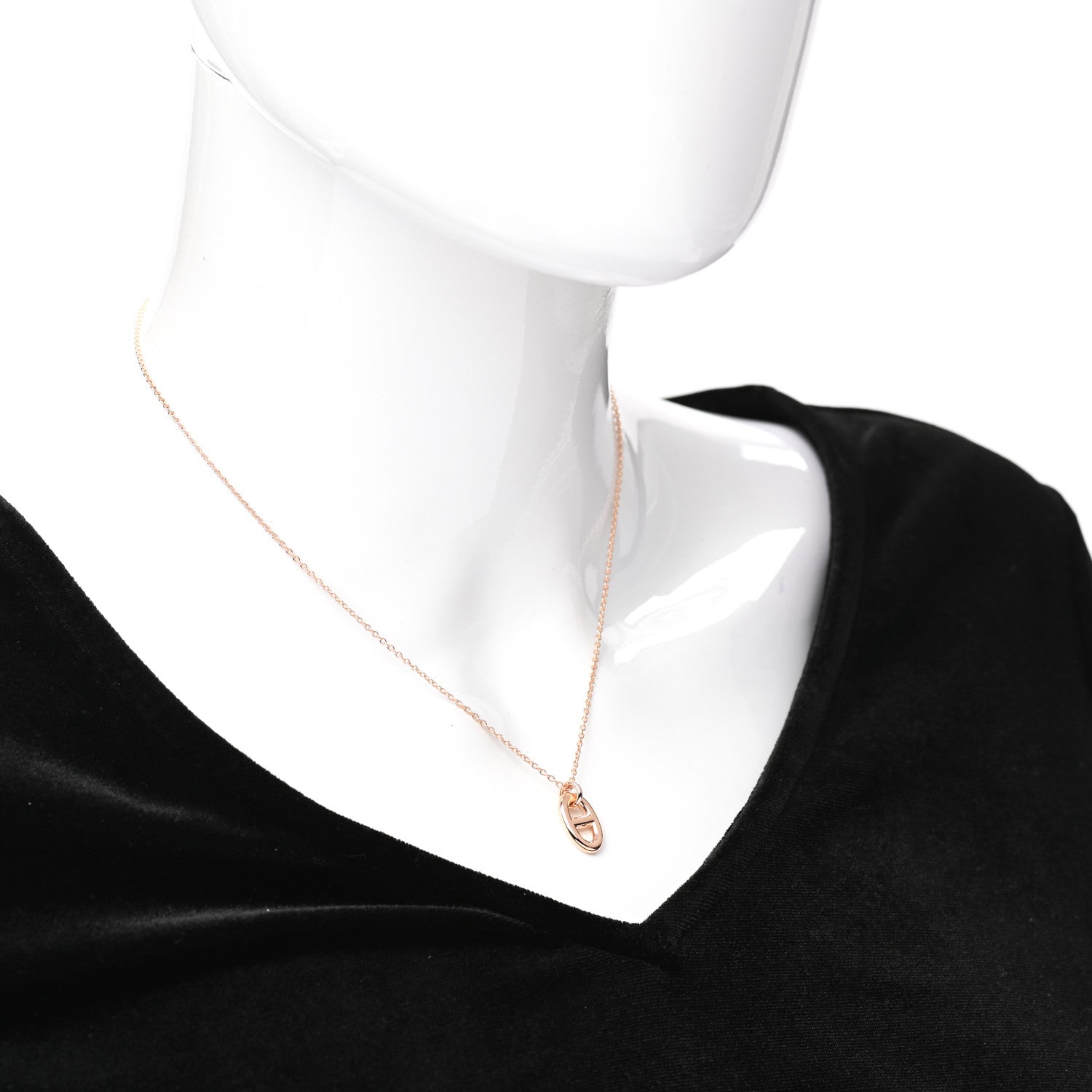 Hermes 18K Rose Gold PM Farandole Pendant Necklace 2 of 5