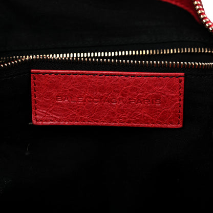 Balenciaga Agneau Giant 12 Rose Gold Hardware Work Coquelicot 6 of 27
