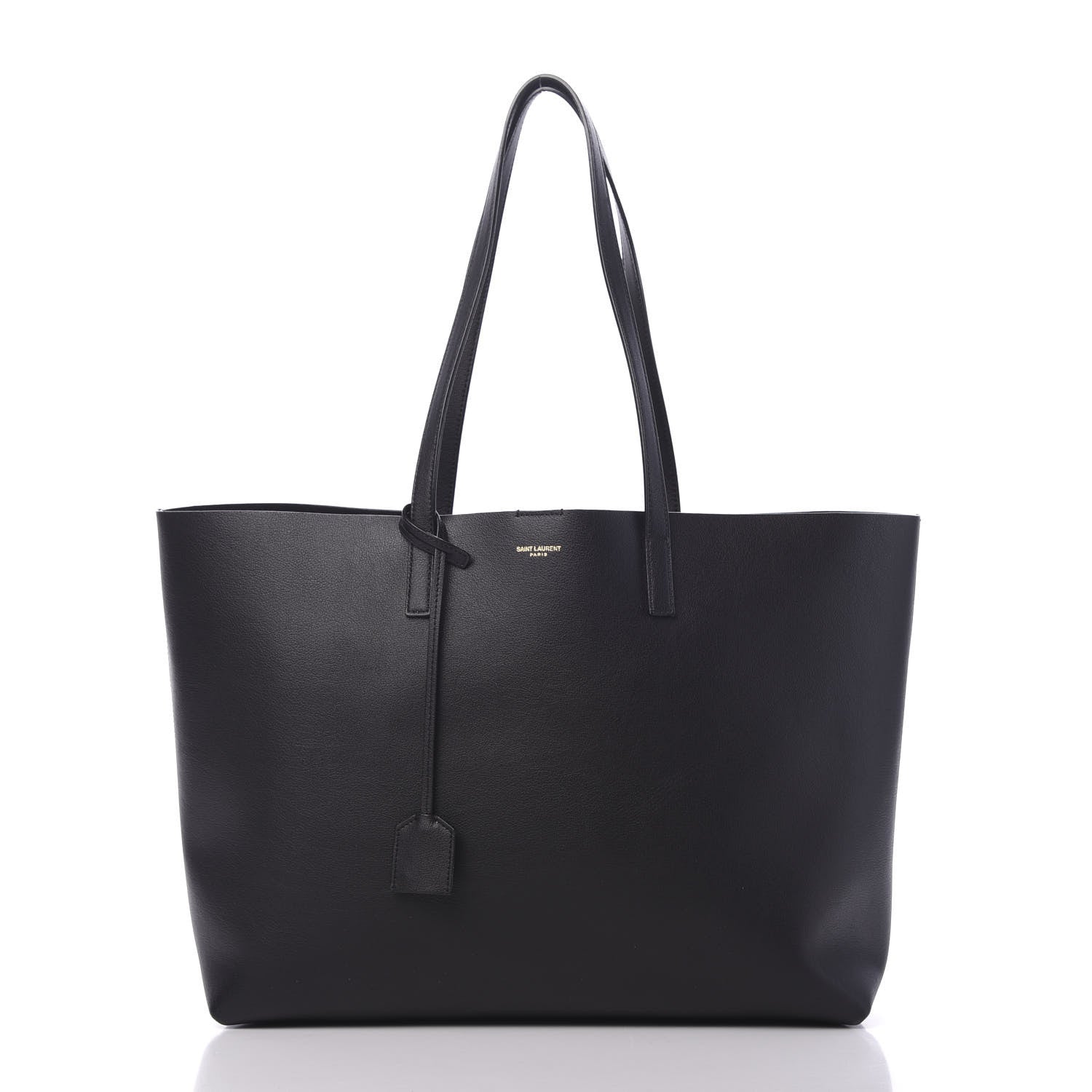 Saint Laurent Calfskin Large Shopping Tote Black 2 of 11