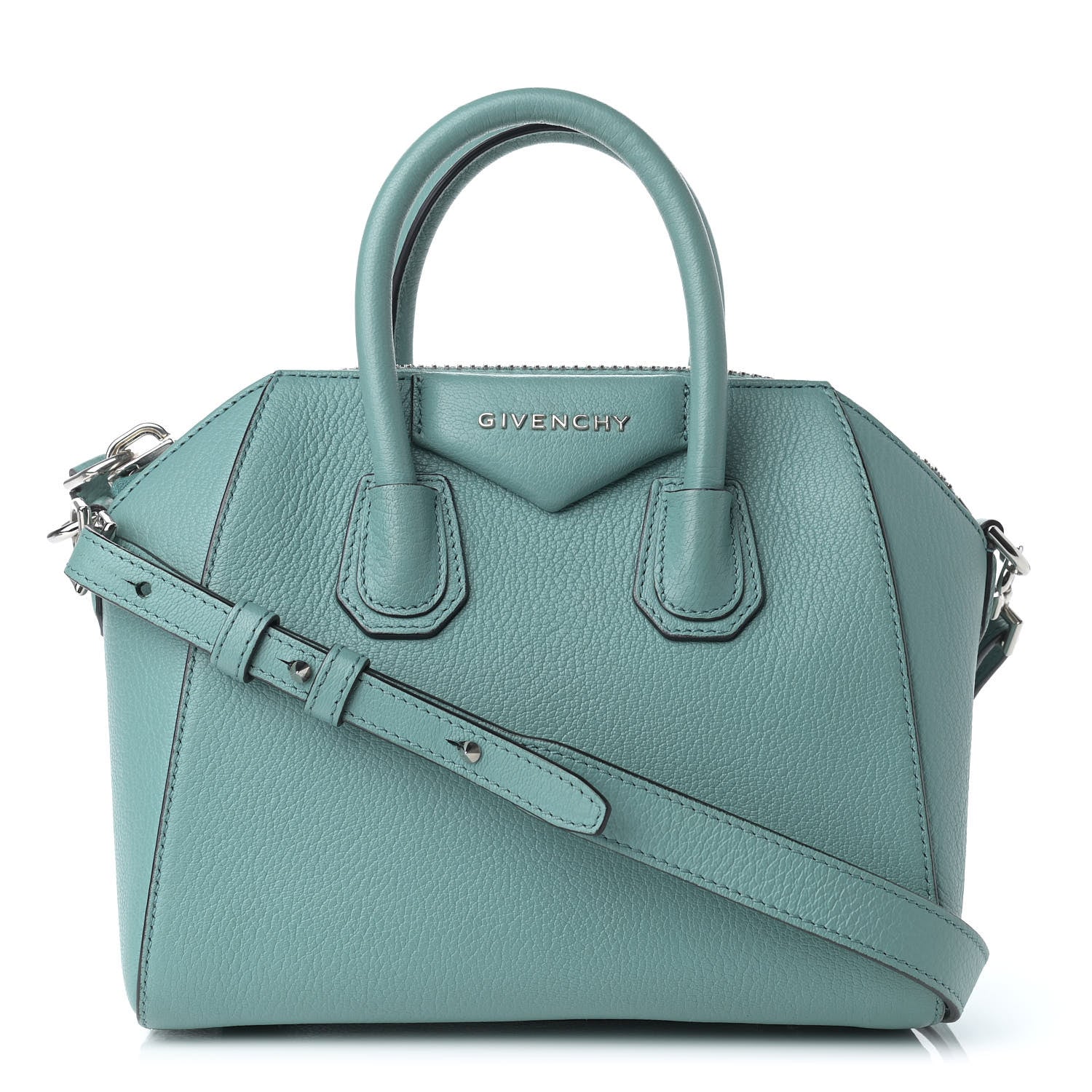 Givenchy Sugar Goatskin Mini Antigona Aqua 1 of 14