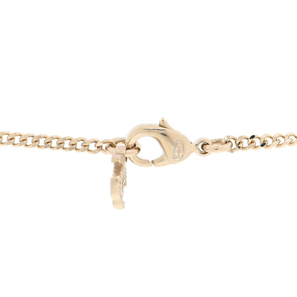 Chanel Crystal CC Chain Necklace Gold 5 of 5