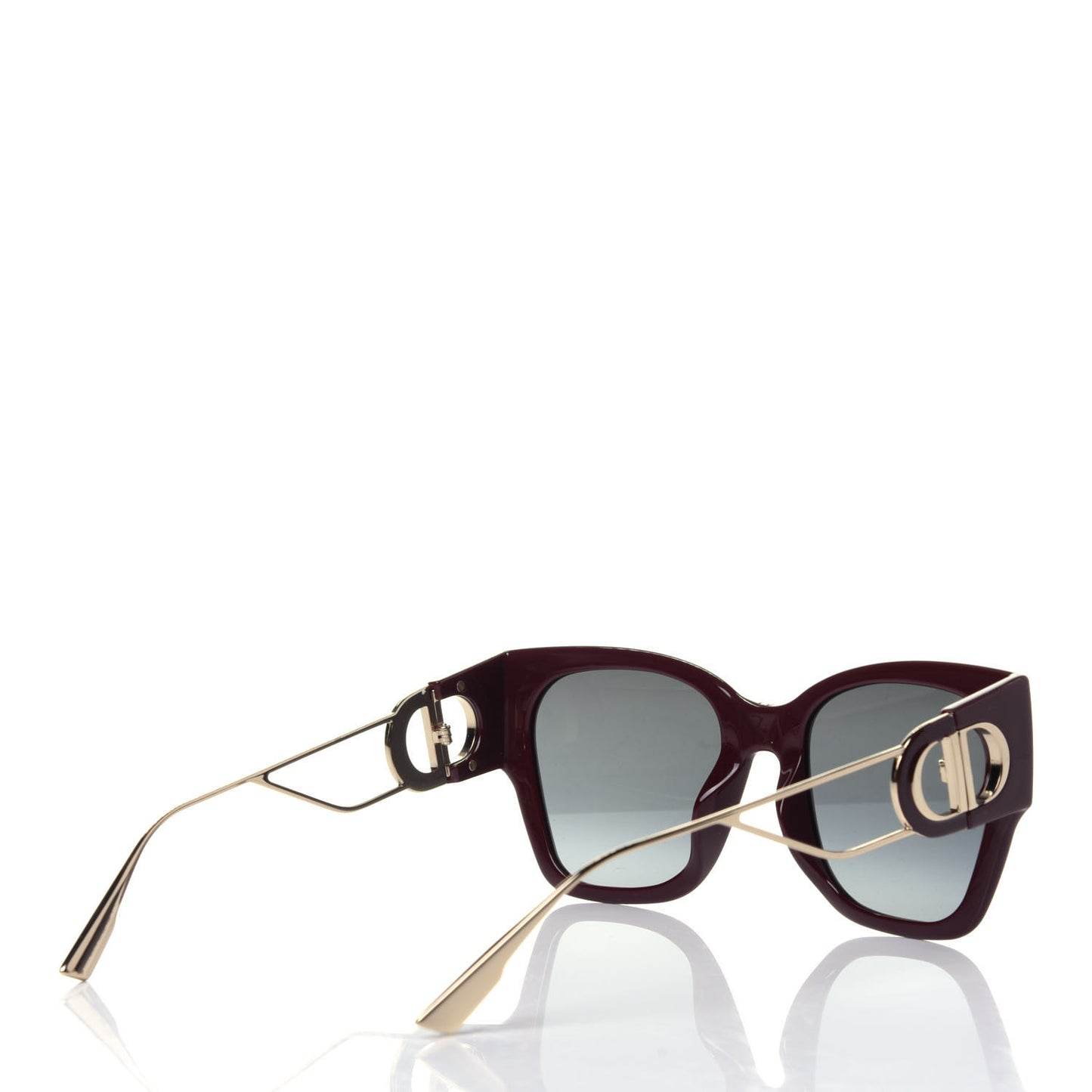 Rectangular 30 Montaigne 1 Sunglasses Burgundy