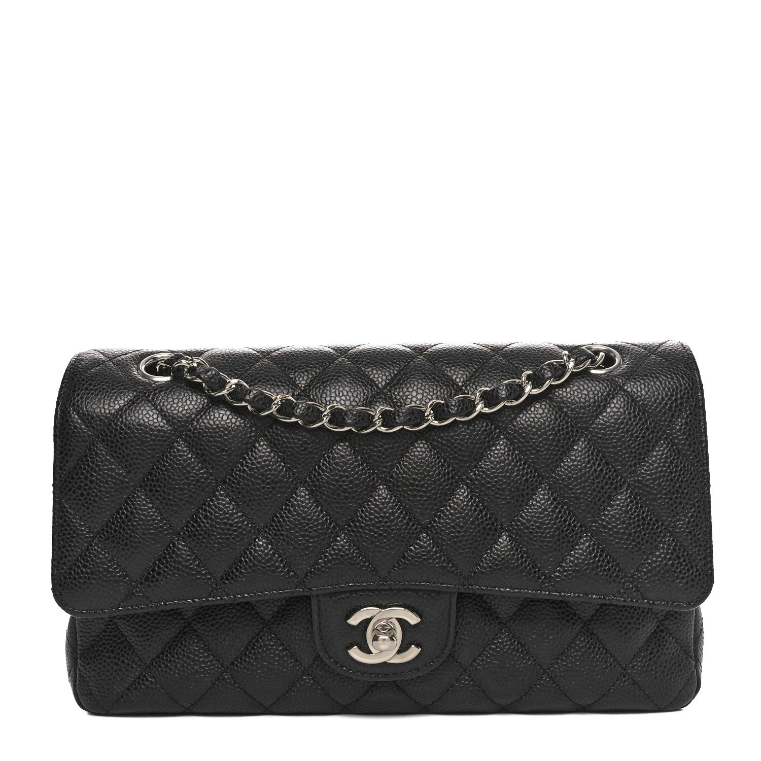 Chanel Caviar Quilted Medium Double Flap Black 1 of 11