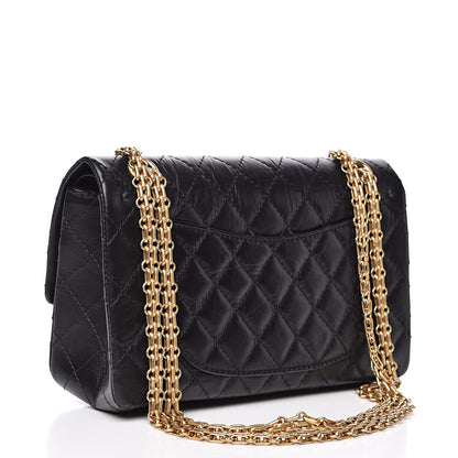 Chanel Aged Calfskin Quilted 2.55 Reissue 225 Flap Black 3 of 13