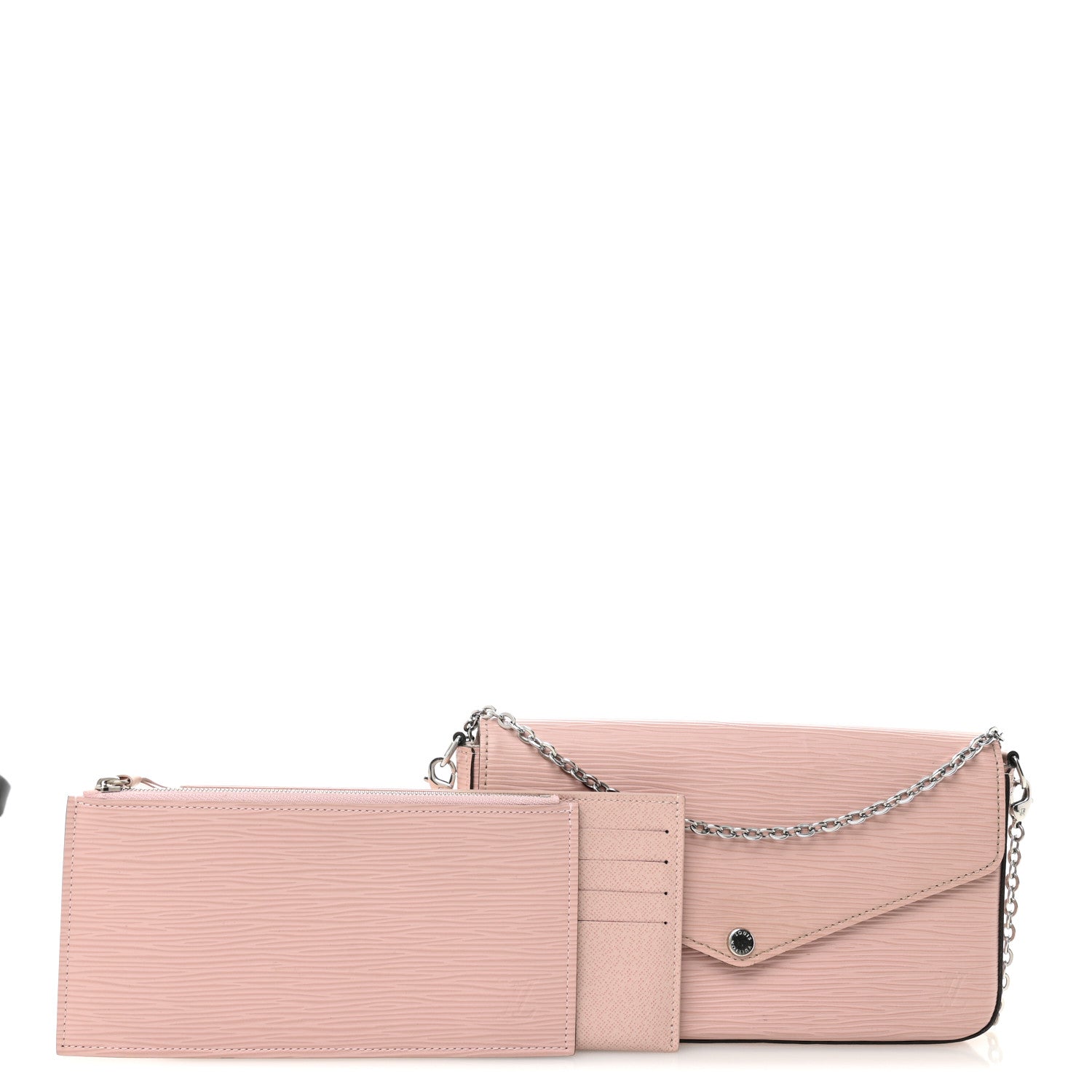 Louis Vuitton Epi Pochette Felicie Rose Ballerine 3 of 12