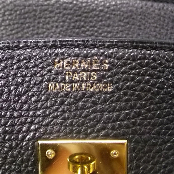 Togo Birkin 35 Noir