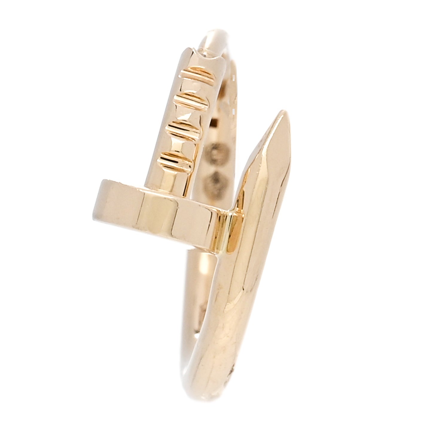 18K Yellow Gold Juste Un Clou Single Hoop Earring