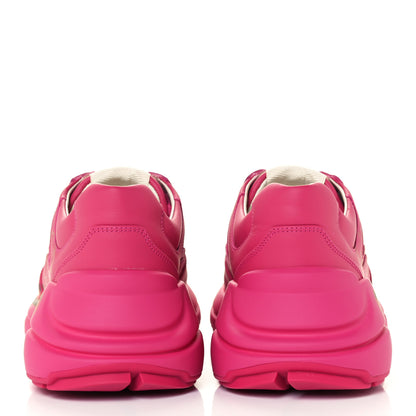 Gucci Calfskin Logo Womens Rhyton Sneakers Box 36.5 Box Pink 5 of 8
