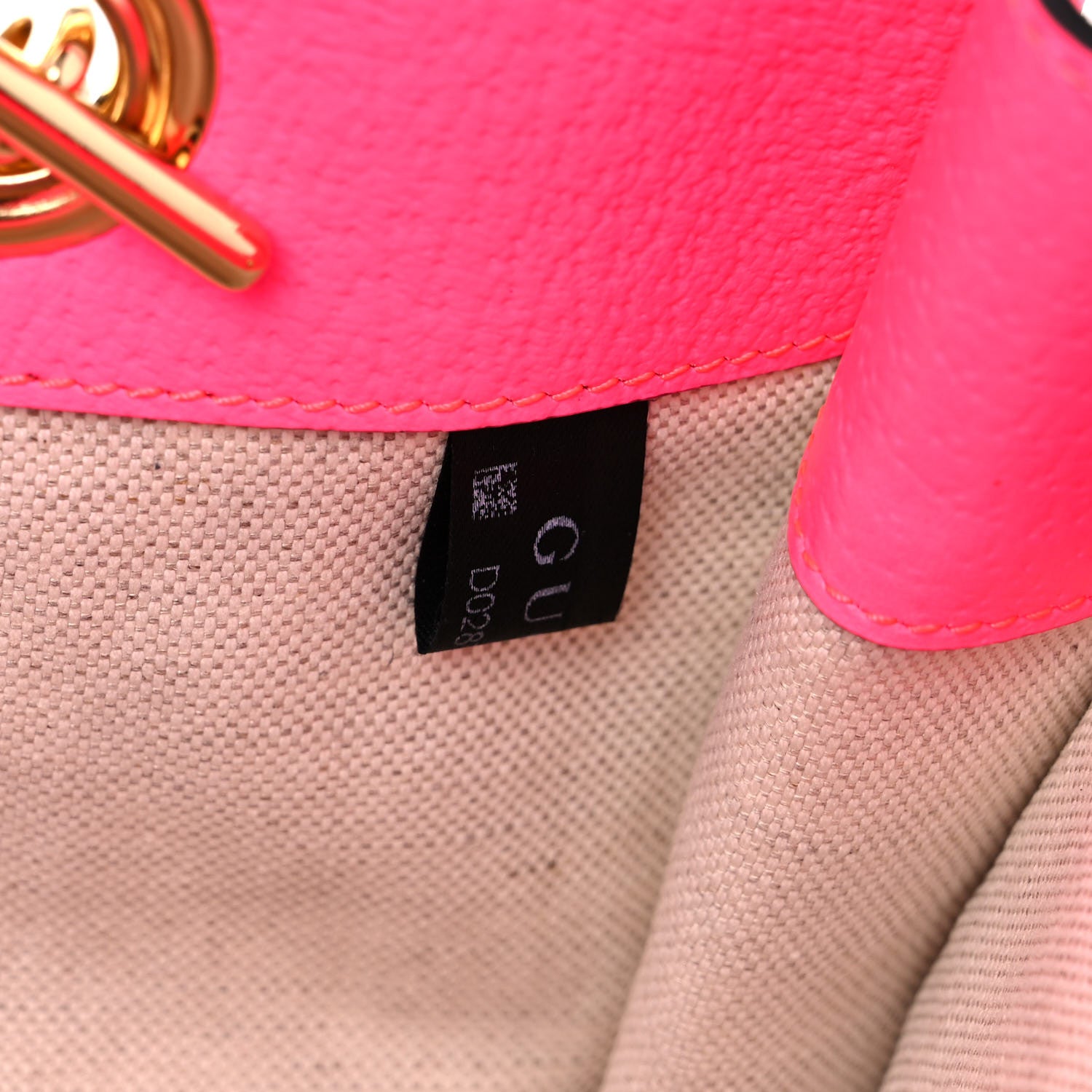 Gucci Canvas Flora Large Rajah Chain Tote White Multicolor Fuxia Fluo 8 of 11