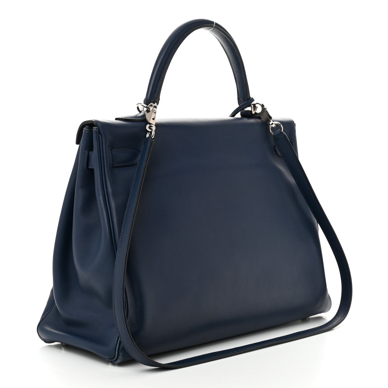 Hermes Swift Kelly 35 Bleu De Prusse 3 of 13