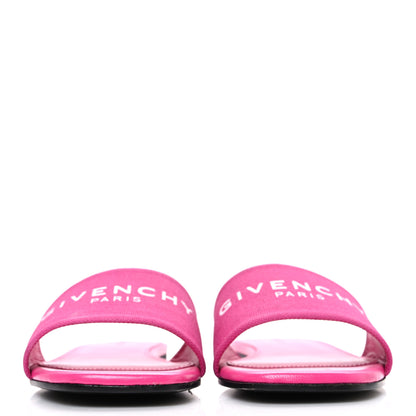 Givenchy Canvas 4G Logo Mule Sandals 36 Neon Pink 3 of 11