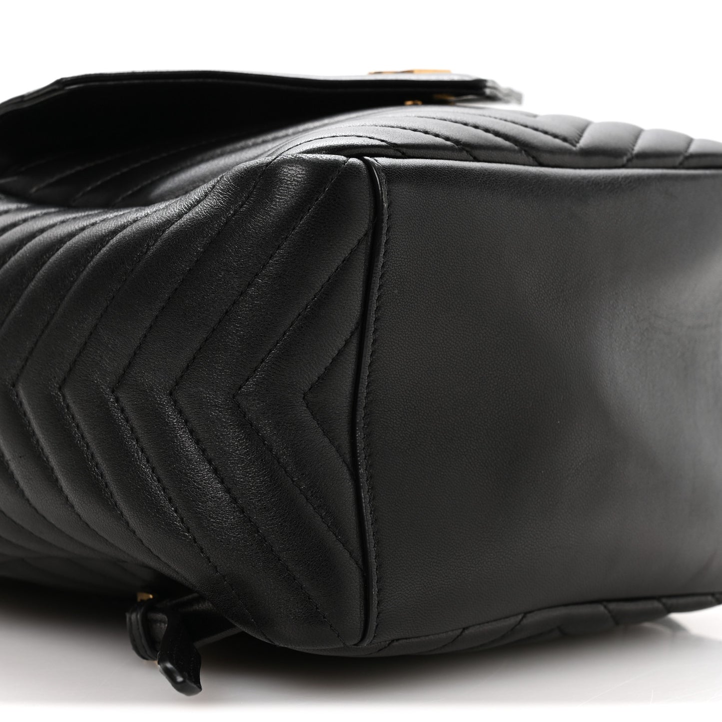 Lambskin Matelasse Monogram Joe Backpack Black