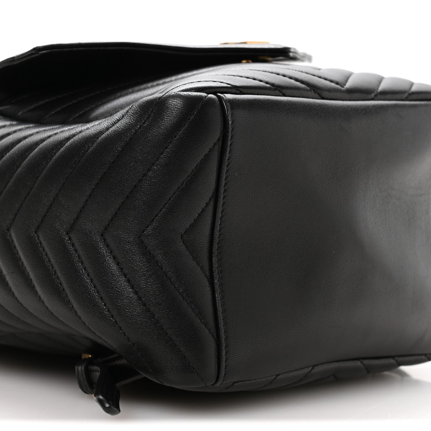 Saint Laurent Lambskin Matelasse Monogram Joe Backpack Black 8 of 10