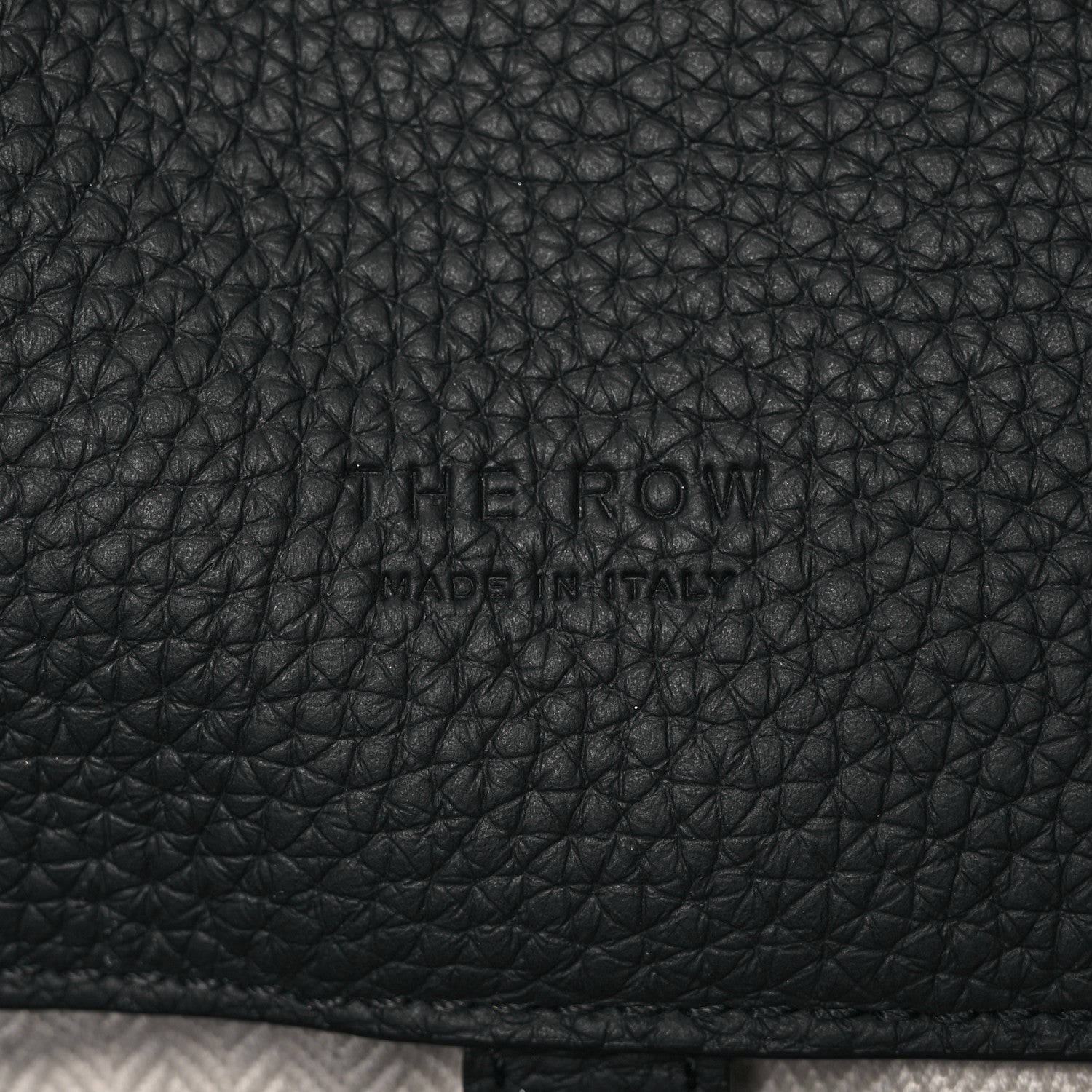 The Row Grained Calfskin Soft Margaux 17 Black 6 of 11