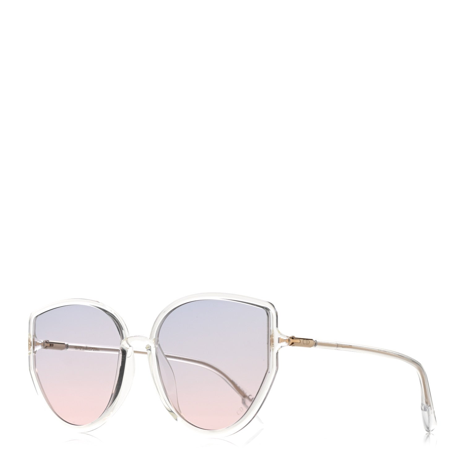 Christian Dior Sostellaire 4 Cat Eye Sunglasses Gold 1 of 10