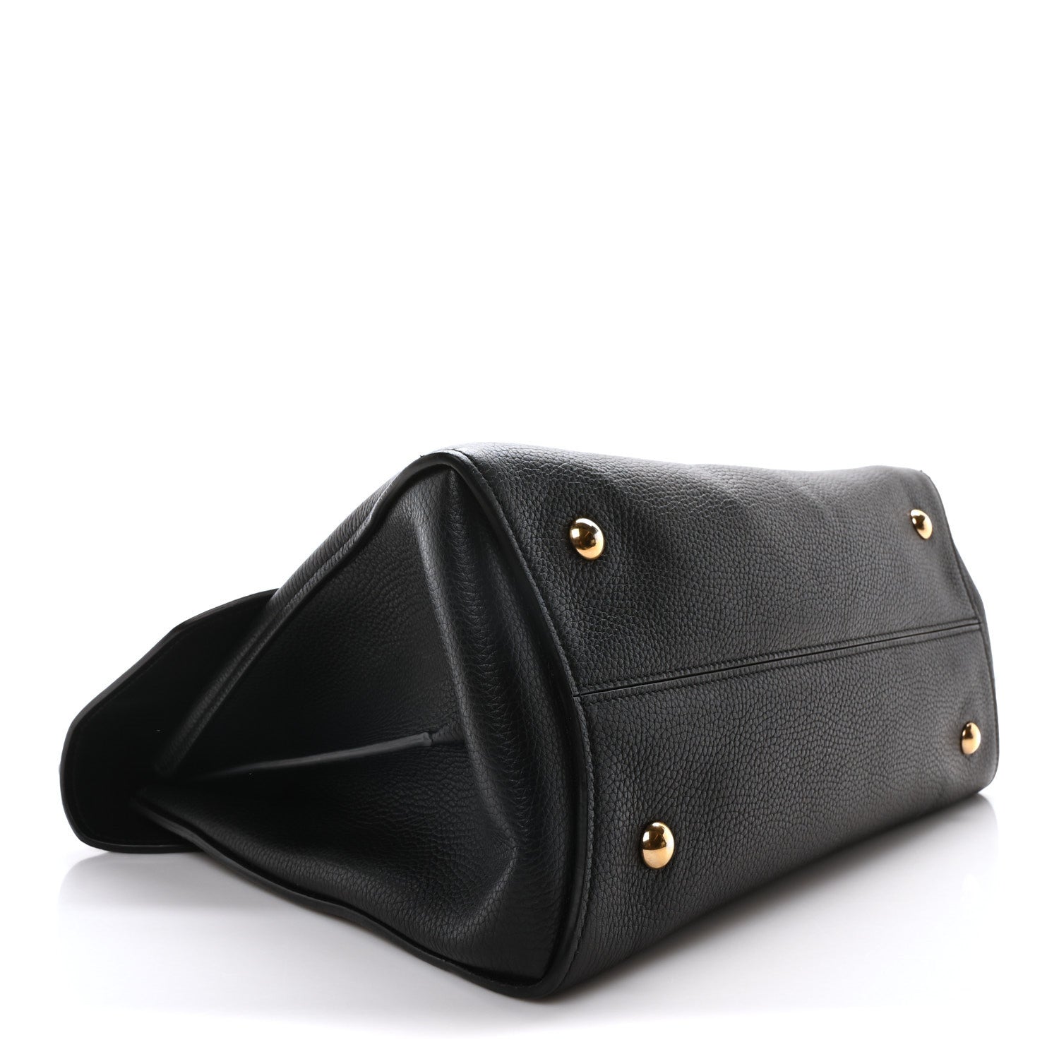 Salvatore Ferragamo Calfskin Medium Margot Top Handle Satchel Black 4 of 10