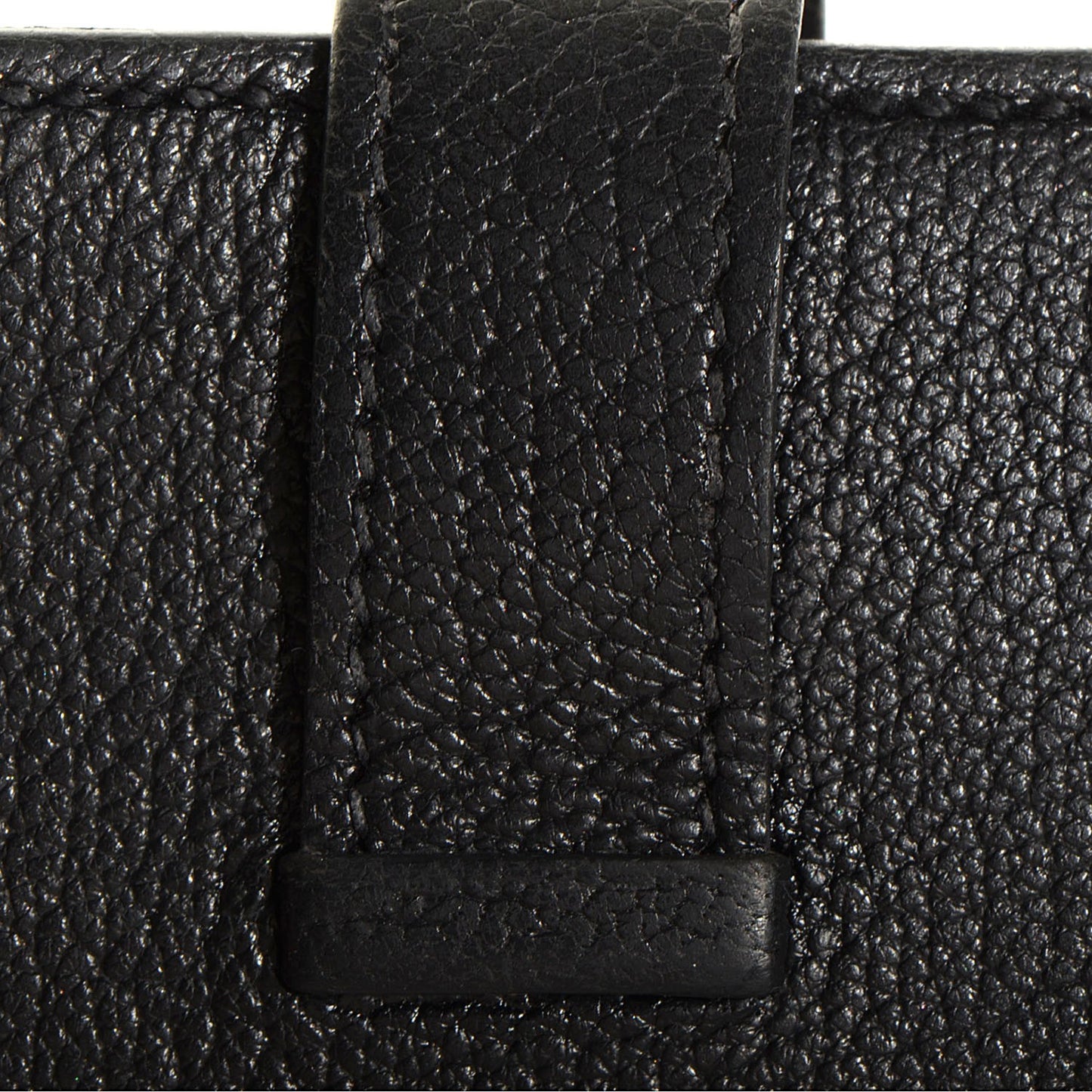 Chevre Mysore Bearn Gusset Wallet Black
