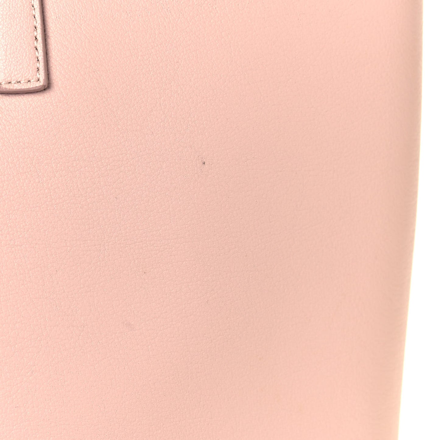 Calfskin Large Shopping Tote Pale Blush