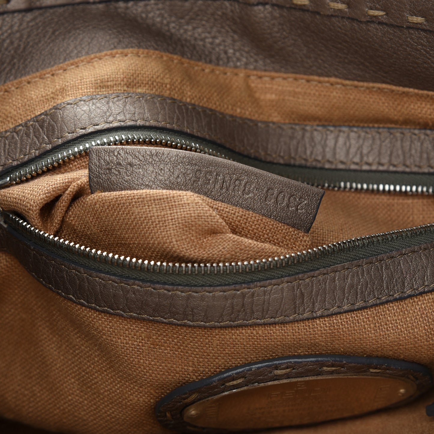 Cuoio Romano Selleria Small Villa Borghese Tote Peltro