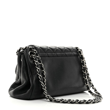 Chanel Caviar Quilted Accordion Mademoiselle Flap Black 3 of 10