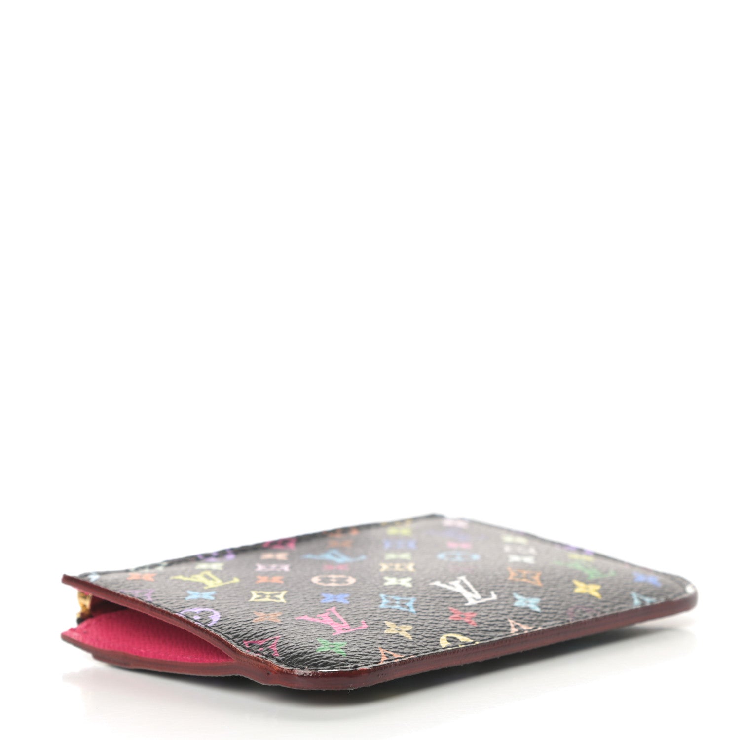 Louis Vuitton Monogram Multicolor Key Pouch Black Grenade 4 of 7
