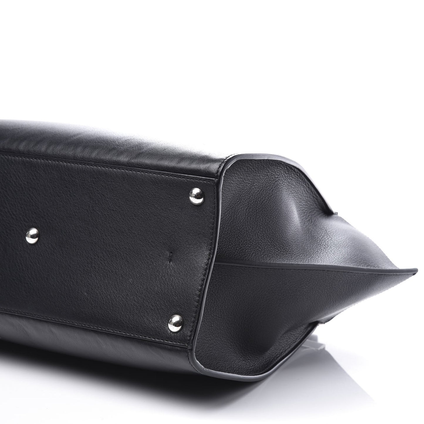 Vitello Dolce Shiny Nappa Petite 3Jours Tote Black