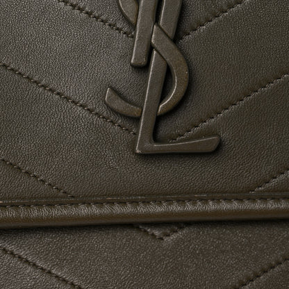 Saint Laurent Lambskin Matelasse Monogram Medium Niki Chain Satchel Seaweed 13 of 13