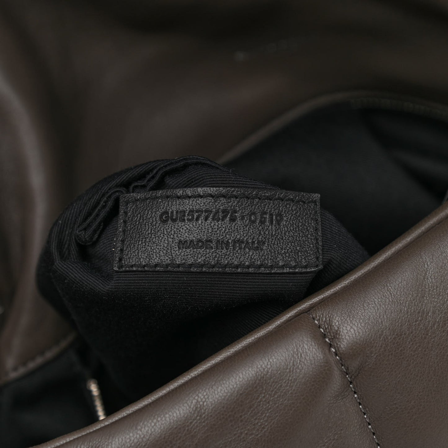 Calfskin Y Quilted Monogram Medium Loulou Chain Satchel Concrete