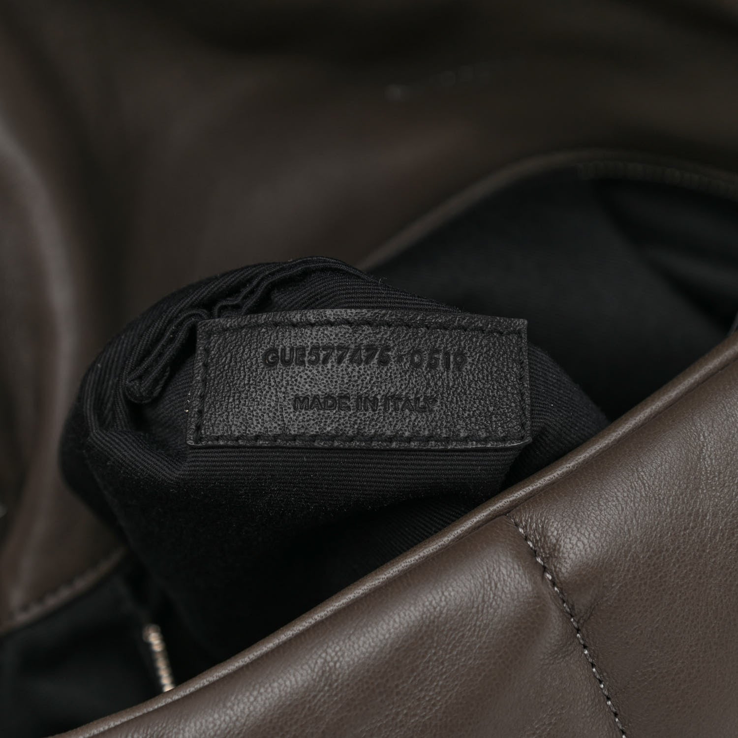 Saint Laurent Calfskin Y Quilted Monogram Medium Loulou Chain Satchel Concrete 8 of 12