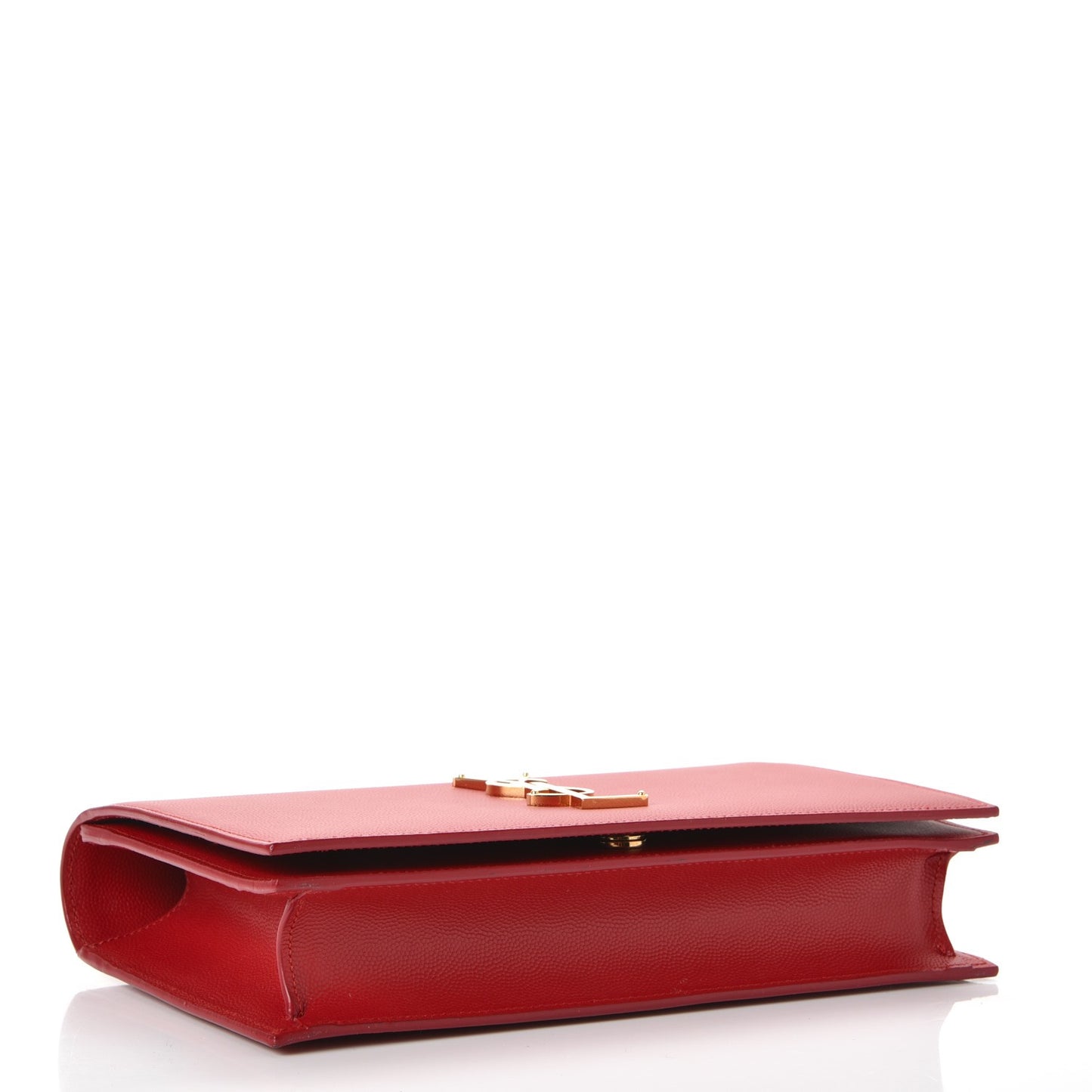 Grain De Poudre Classic Kate Monogram Clutch New Red