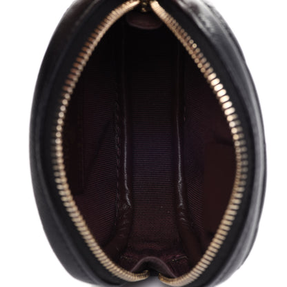 Chanel Caviar Quilted Zip Around Classic Coin Purse Black 5 of 9
