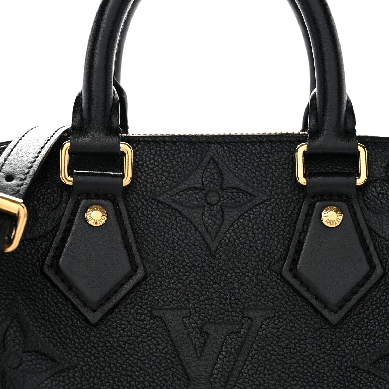 Louis Vuitton Empreinte Monogram Giant Speedy Bandouliere 20 Black 7 of 13